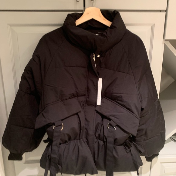 Size large pretty black brand mew winter jacket - Picture 3 of 3